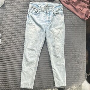 GRLFRND light wash skinny jeans